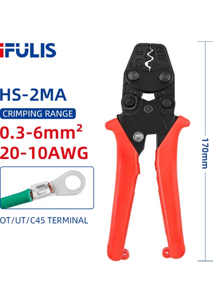 Hs-16 Tarzı Hs-2ma Sıkma Pense Rnb Snb Ot Ut Yalıtımsız Terminaller Kapasite Awg Elektrik Aletleri Hs-16 Hs-22 Hs-8 (Yurt Dışından) fırsatları