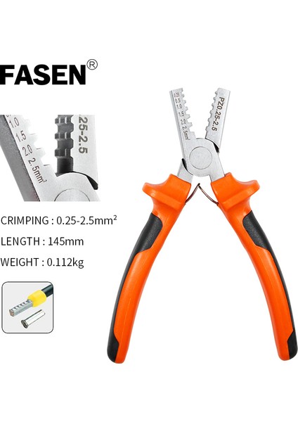 Pz0.5-16 Tarzı Pz Pz1.pz Mini Tipi Krimp Pense Boru Uç Krimp Pense Elektrikli Araçlar Kiti (Yurt Dışından)