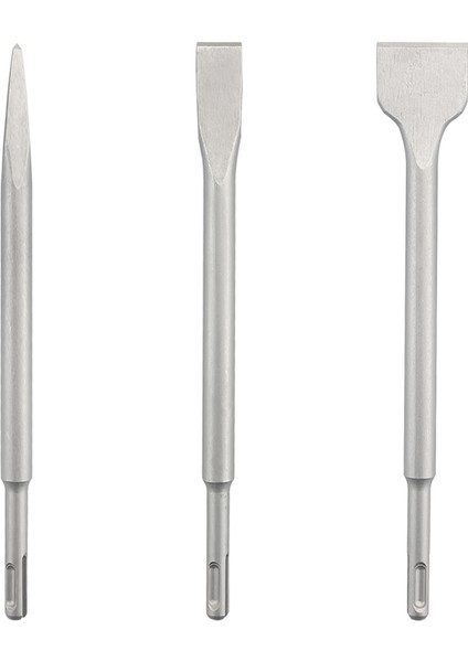 3 Adet Keski Sds Plus Shank Elektrikli Çekiç Matkap Ucu Nokta Oluk Düz Keski Inşaat Için Beton Tuğla Duvar Kaya (Yurt Dışından) fiyatları