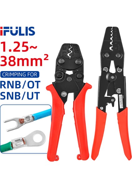 Hs-14 Tarzı Hs-2ma Sıkma Pense Rnb Snb Ot Ut Yalıtımsız Terminaller Kapasite Awg Elektrik Aletleri Hs-16 Hs-22 Hs-8 (Yurt Dışından)