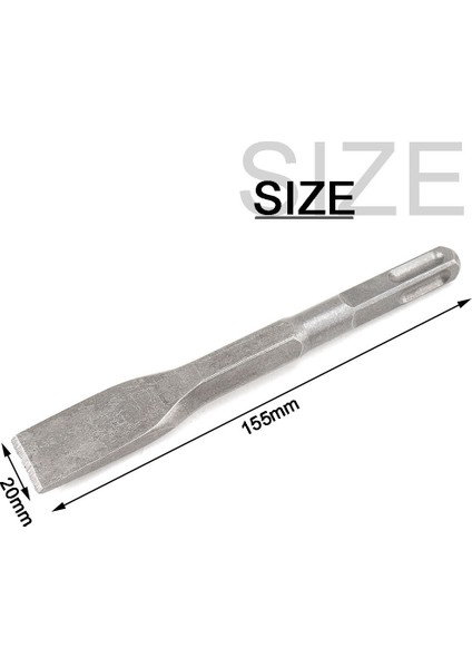 20X155MM Keskin Uçlu Set Noktası Oluk Oyma Düz Oyma Elektrikli Çekiç Matkap Ucu Tuğla Duvar Delme Beton Kırma - (Yurt Dışından)