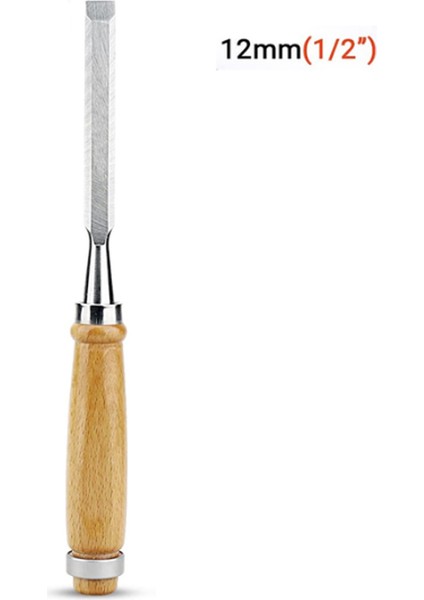 1PC-12MM 4 Parça Ahşap Oyma Kalem Seti Cr-V, Ahşap Işleme Için Kalem Seti, 6mm, 12MM, 18MM, 24MM1 (Yurt Dışından)