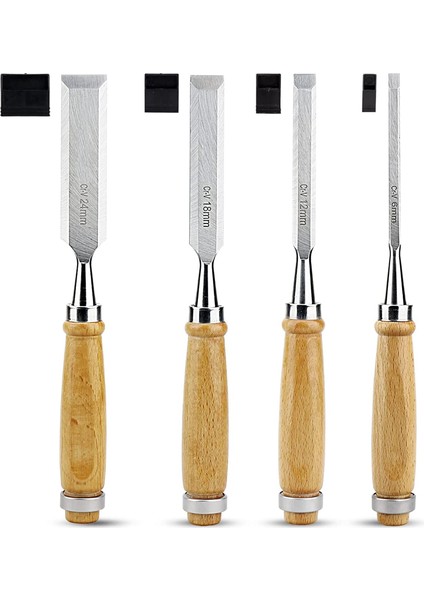 1PC-12MM 4 Parça Ahşap Oyma Kalem Seti Cr-V, Ahşap Işleme Için Kalem Seti, 6mm, 12MM, 18MM, 24MM1 (Yurt Dışından) modelleri