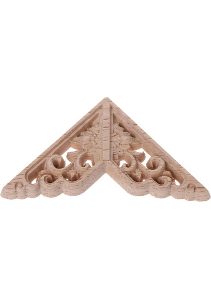 No.19 Boyutu Ev Aksesuarları Için Boyanmamış Ahşap Oymalı Köşe Süslemesi Aplike Dekorasyon 6X6CM (Yurt Dışından) fırsatları