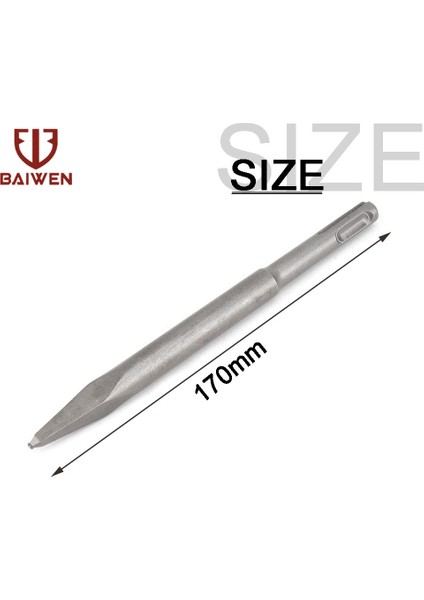 170X12MM Elektrikli Çekiç Matkap Uçları Sds Plus Nokta Yiv Oyma Düz Keski Döner Çekiç Uçları Duvar Beton Delme Aletleri (Yurt Dışından)