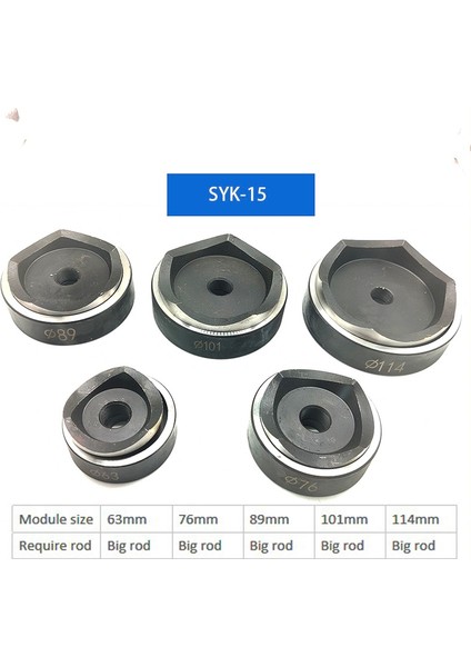 34MM Tarzı Hidrolik Delme Makinesi Aksesuarları Matkap Uçları SYK-15SYK-8AB Yuvarlak Matkap Ucu mm (Yurt Dışından)