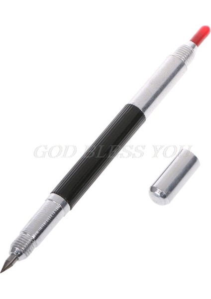 Çift Uçlu Keskin Tungsten Çelik Uç Çizici Kalem Seramik Cam Kabuk Metal Inşaat Işaretleme (Yurt Dışından)