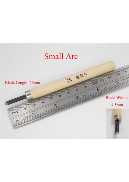 C Küçük Yay Kesici Bıçak Oyma Oyma Ustası Kes Seramik Heykel Ahşap Işçiliği Ahşap Işi El Sanatları Kil Aracı Oyma Meşe Oyma Bıçağı Heykel (Yurt Dışından)