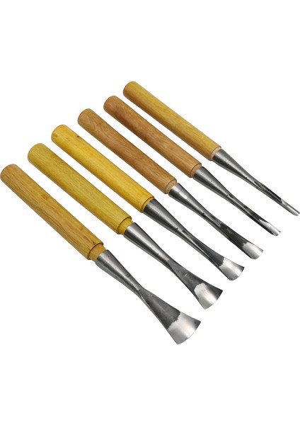 10MM 1 Adet Derin Yuvarlak Oyma Meißel Sert Ahşap Sap Yuvarlak Şaft Oyma Meißeller Ahşap Işçiliği Hobisi Yapma El Yapımı Oyma Bıçağı (Yurt Dışından)