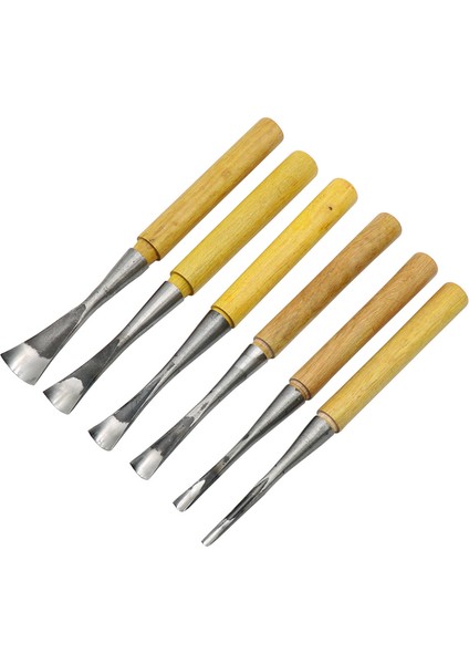 10MM 1 Adet Derin Yuvarlak Oyma Meißel Sert Ahşap Sap Yuvarlak Şaft Oyma Meißeller Ahşap Işçiliği Hobisi Yapma El Yapımı Oyma Bıçağı (Yurt Dışından)