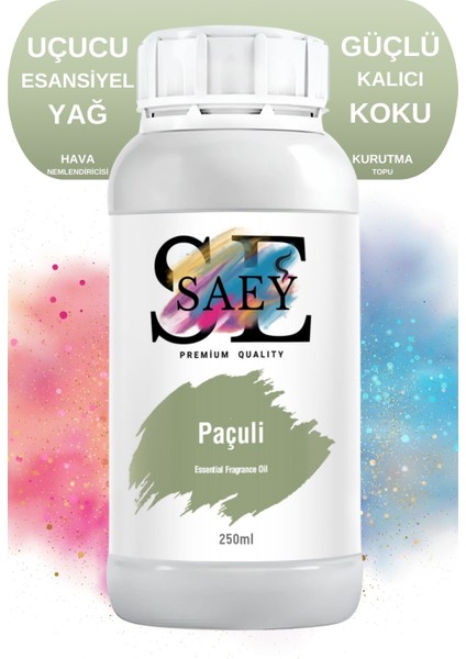 Paçuli Esansiyel Uçucu Koku Yağ Buhurdanlık Yağı Difüzör Esansı Hobi Esans 250ml