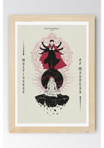 Doctor Strange Çerçeveli Tablo - Marvel Film Afişi Poster Tablo