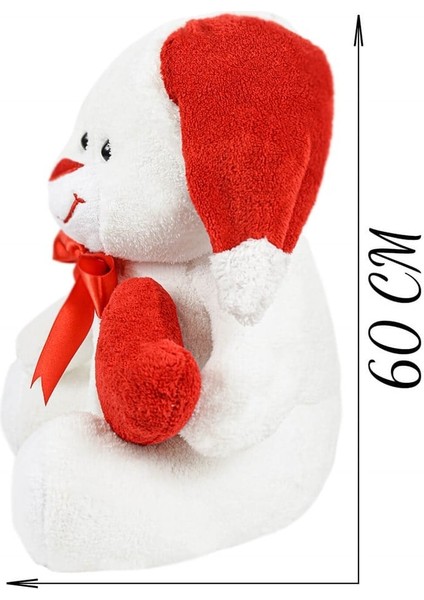 Ayıcı Oyuncak 60 cm Noel Şapkalı Pelüş Ayıcık fiyatları
