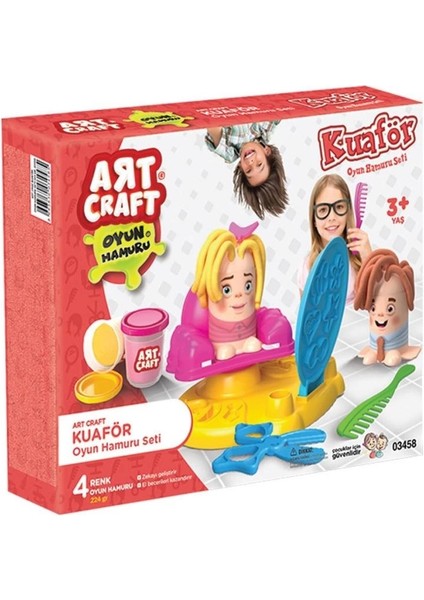 03458 Kuaför Oyun Hamur Set