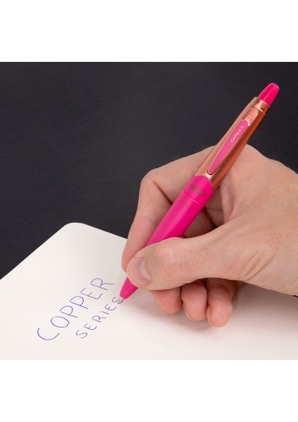 Bakır Serisi Cooper Capsule 2'li Tükenmez Kalem Seti (Mavi Mürekkep) modelleri