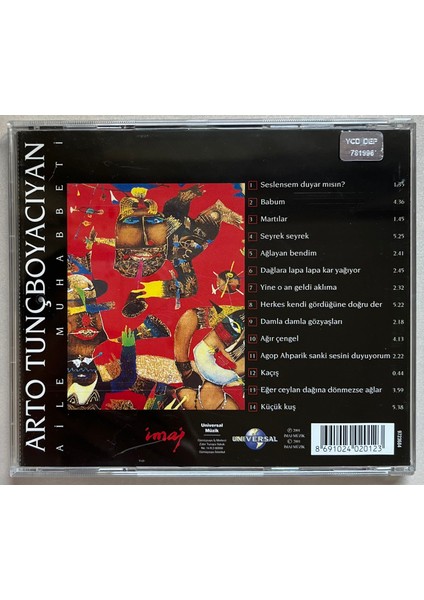 Arto Tunçboyacıyan – Aile Muhabbeti CD