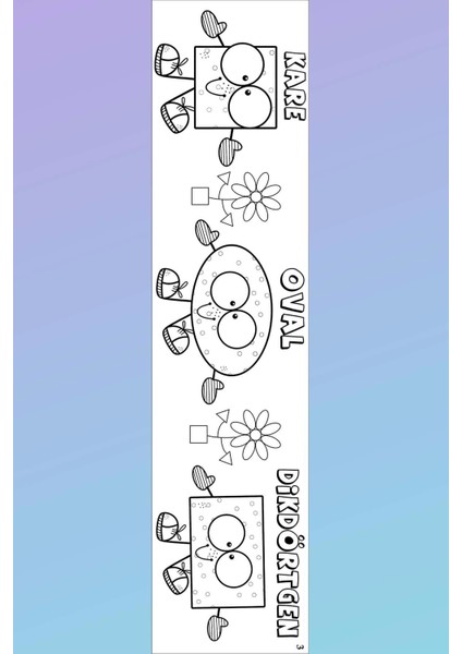 Geometrik Temalı Eğitici Aktivite Boyama Kağıdı 4,5 Metre fırsatları