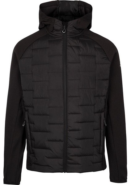 Heber- Male Hybrid Hoodie Siyah Erkek Sweatshirt