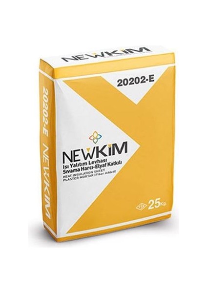 Isı Yalıtım Levha Sıva Harcı Elyaflı 25 Kg (Gri)