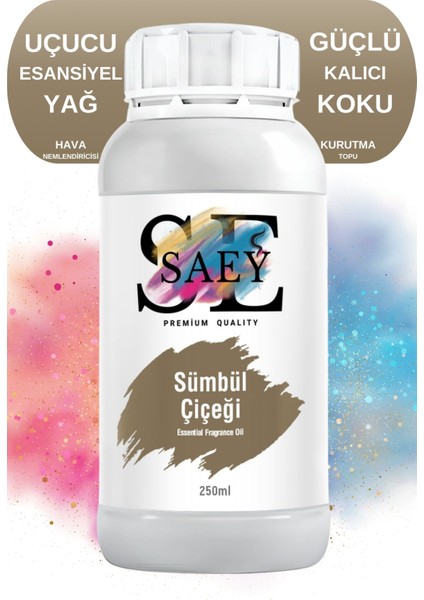 Sümbül Çiçeği Esansiyel Uçucu Koku Yağ Buhurdanlık Yağı Difüzör Esansı Hobi Esans 250ml