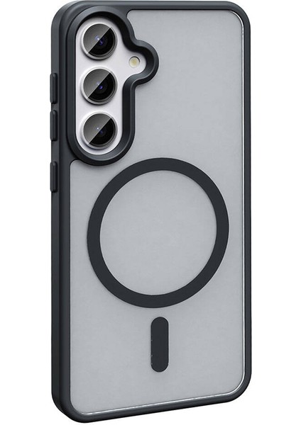 Samsung Galaxy S25 Kılıf Sio Magsafe Özellikli Mat + Ekran Koruyucu