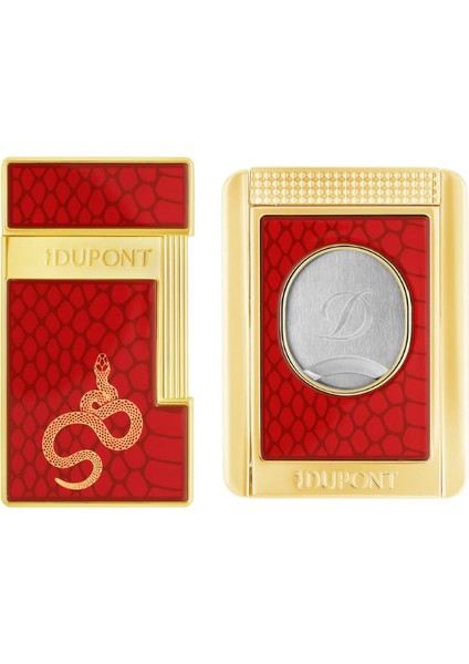 Lacquered Slimmy Çakmak Kesici Ikili Puro Seti