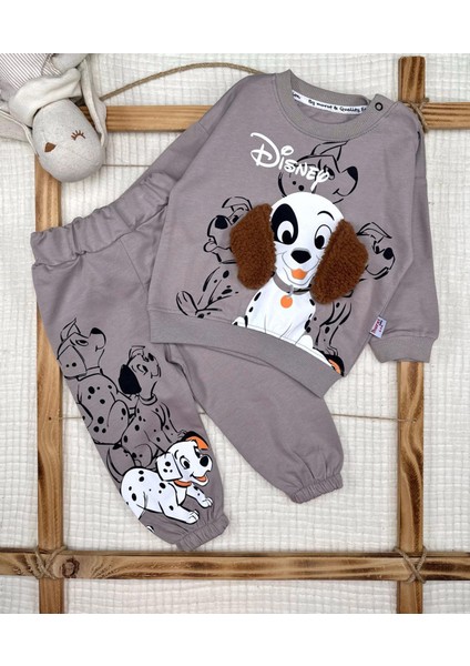 Erkek Bebek Disney Dalmaçyalı Köpek Alt Üst Takım