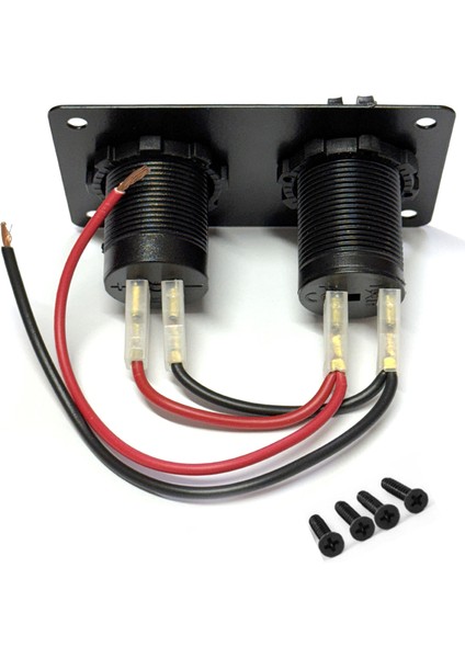 Marin Şarj + USB Type-C Soketi Metal Çerçeveli 12-24V TYPE-C 30W - USB 18W