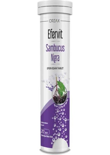 Efervit Sambucus Nigra 20 Efervesan Tablet
