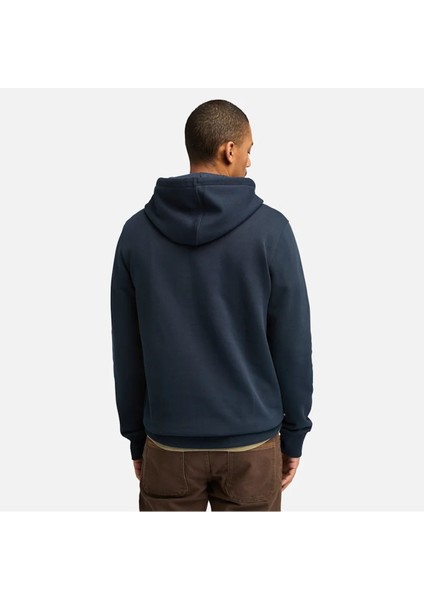Kennebec Rıver Tree Logo Hoodie Erkek Lacivert Sweatshirt TB0A2BJH4331
