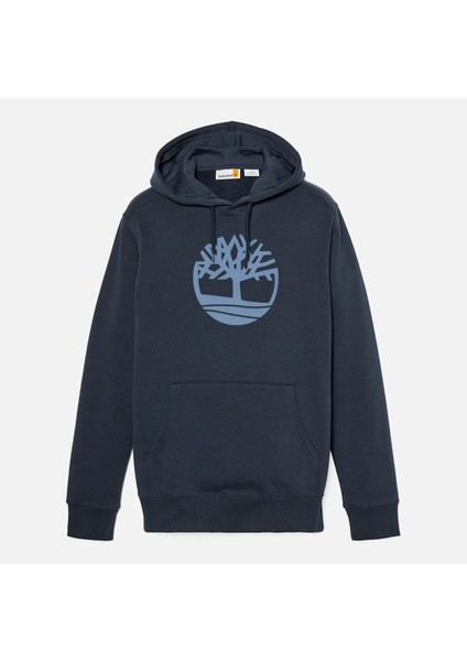 Kennebec Rıver Tree Logo Hoodie Erkek Lacivert Sweatshirt TB0A2BJH4331