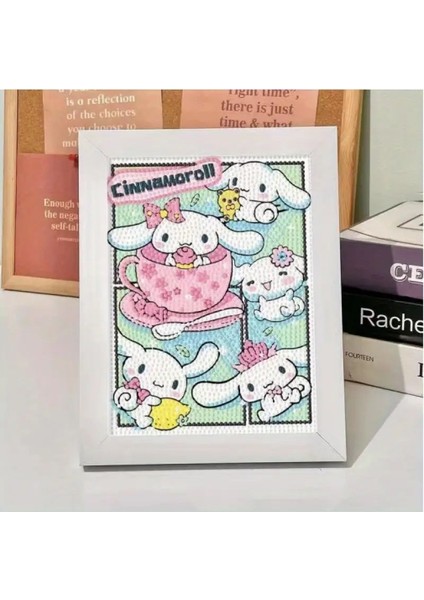 Cinnamorolls Diy Kendin Yap Fotoğraf Çerçeveli Mozaik Elmas B