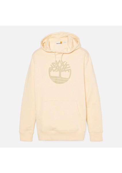 Kennebec Rıver Tree Logo Hoodie Erkek Bej Sweatshirt TB0A2BJHEFL1