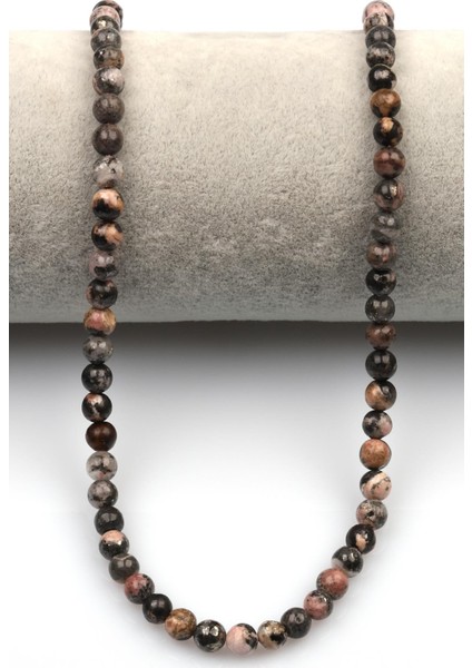 Rodokrozit-Pirit Doğal Taş Dizi 6 mm Küre Kesim fiyatları