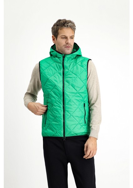 Kapüşonlu Kapitone Spor Yelek modelleri