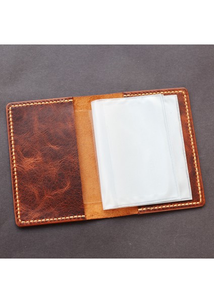 Hakiki Deri Taba Ruhsat Kabı - Isme Özel fiyatları