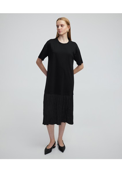 Kumaş Mix Midi Elbise IS1250002160001