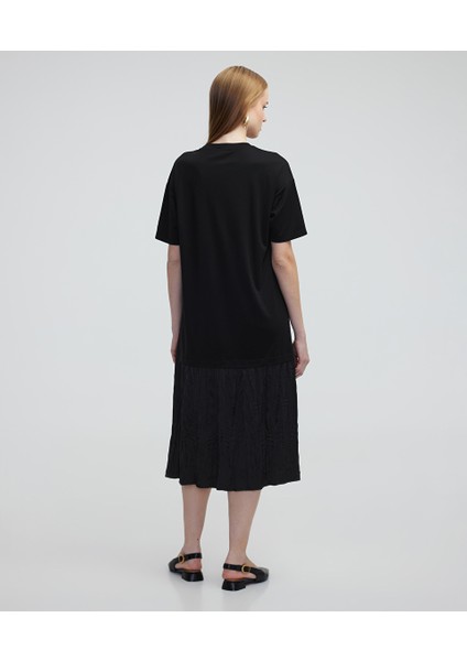 Kumaş Mix Midi Elbise IS1250002160001