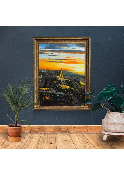 El Yapımı 70 x 50 cm Boyutunda Akrilik Boya ile Yapılmış El Yapımı Imzalı Tablo