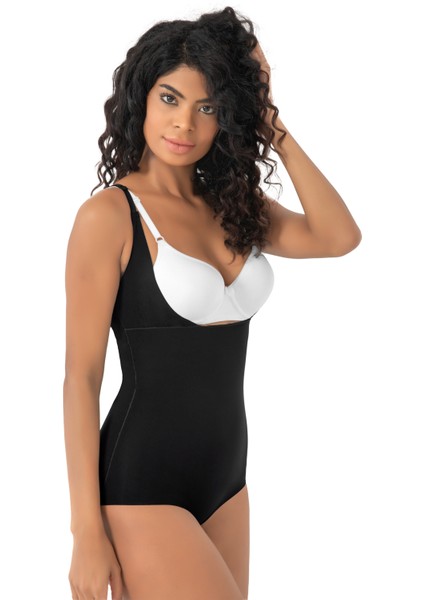 Lazer Kesim Göğüs Destekli Body Korse