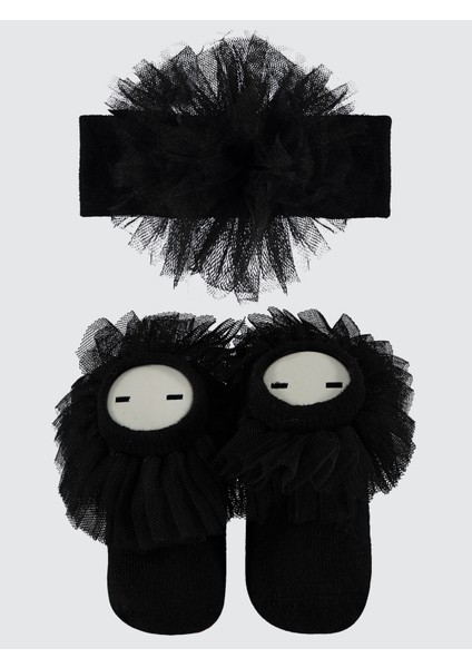 Kız Bebek Çorap Siyah