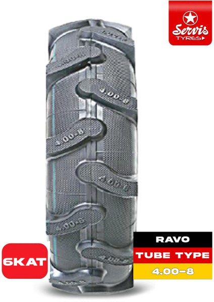 4.00-8 Tt 6 Pr Ravo Dış Lastik