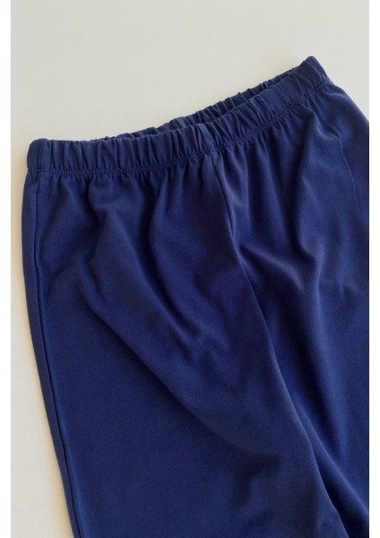 Çizgili Desen Erkek Çocuk Pijama Takımı Lacivert modelleri