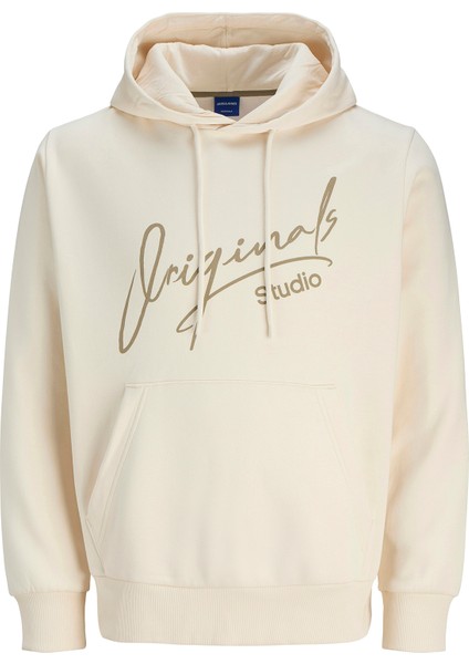 Originals Jorsignature Pamuklu Relaxed Fit Kapüşonlu Baskılı Sweat Erkek Sweat 12281990