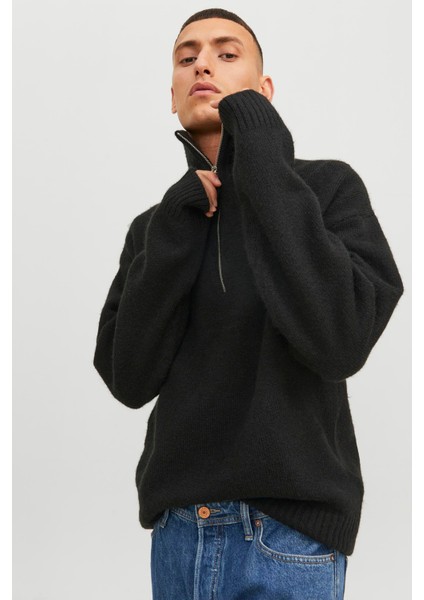 Originals Jorollie Yün Karışımlı Relaxed Fit Dik Yaka Kazak Erkek Kazak 12241817 modelleri