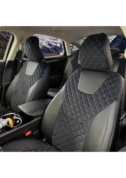 Ford Mondeo Araca Özel Oto Koltuk Kılıfı - Nakışlı Tay Tüyü ve Deri fiyatları