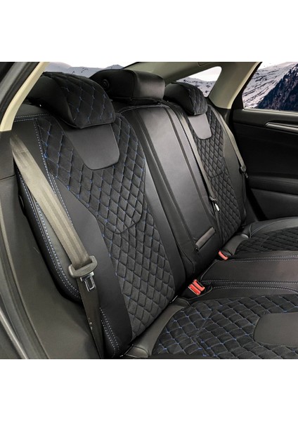 Ford Mondeo Araca Özel Oto Koltuk Kılıfı - Nakışlı Tay Tüyü ve Deri indirimleri