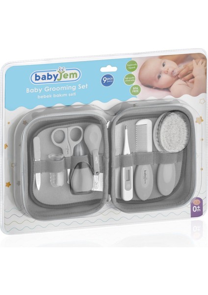 Bebek Bakım Seti 9 Parça 363 Gri fiyatları
