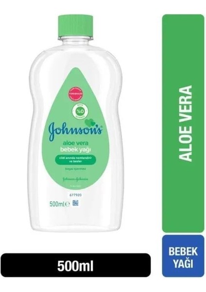 Johnson's Baby Bebek Yağı 500ML Aloe Vera