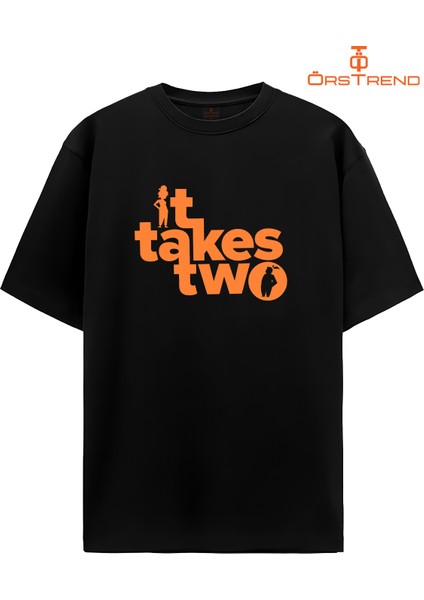 It Takes Two Baskılı Oversize Tişört fiyatları